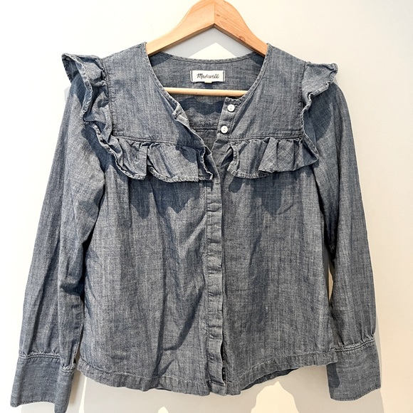 Madewell Chambray Shirt - Picture 1 of 2